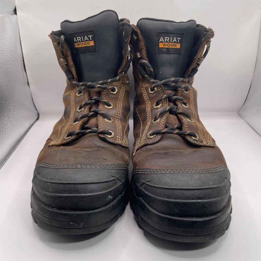 Ariat Work Mens Catalyst VX Steel Toe Leather Work Boots Brown EH ASTM 10014261